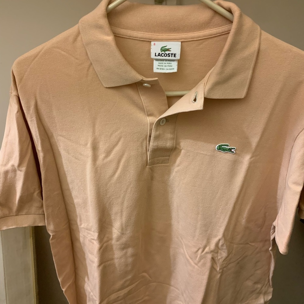 Size 6

Medium To Large 

Tan Lacoste Mens